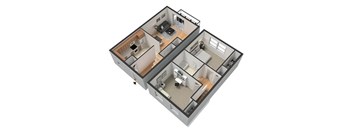 2 bed 1.5 bath at Savan Pointe Apartments, Savannah, GA